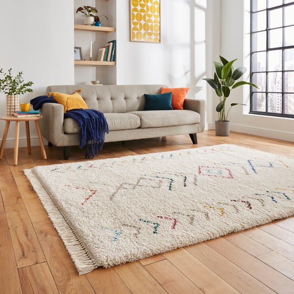 Krémový koberec 160x220 cm Boho – Think Rugs-image-1