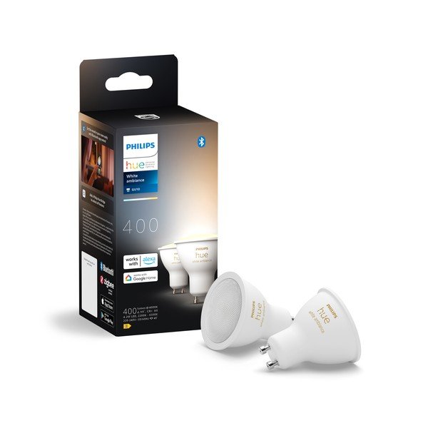 LED smart žárovky v sadě 2 ks GU10, 4 W White ambiance – Philips Hue-image-1