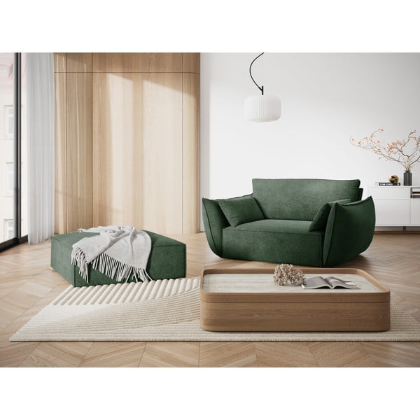 Tmavě zelená podnožka Vanda – Mazzini Sofas-image-1