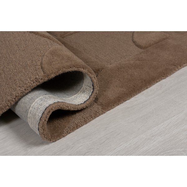 Hnědý koberec z vlny Flair Rugs Gigi, 120 x 170 cm-image-2