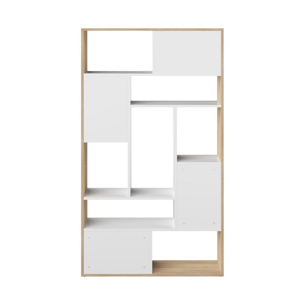 Bílá knihovna v dekoru dubu 91x163 cm Seoul - TemaHome-image-4