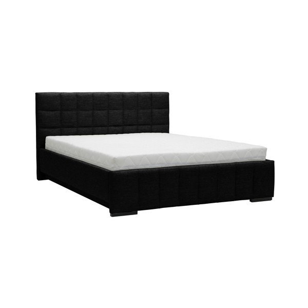 Černá dvoulůžková postel Mazzini Beds Dream, 180 x 200 cm