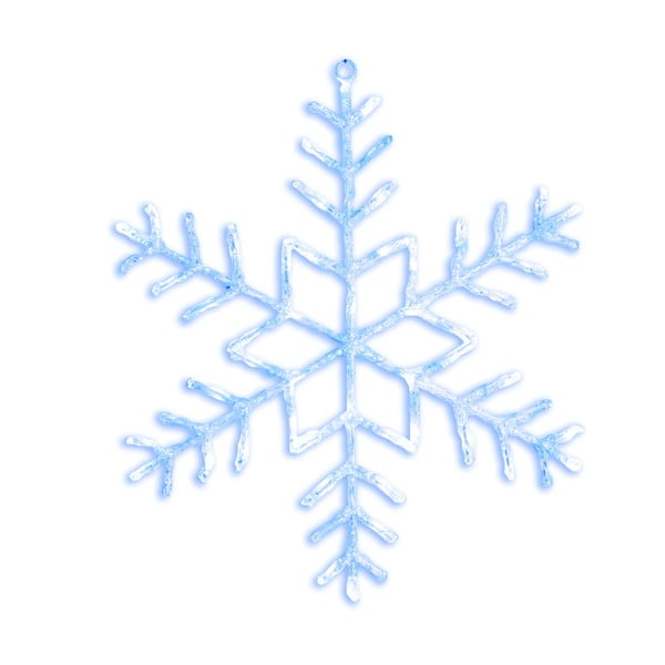 Svítící LED dekorace Best Season Merry Snowflake, Ø 80 cm