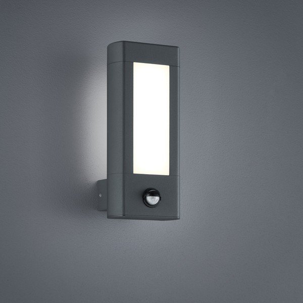 LED nástěnné venkovní svítidlo se senzorem pohybu (výška 28 cm) Rhine – Trio-image-1