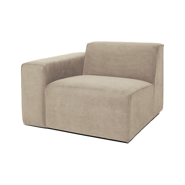 Béžový manšestrový modul pohovky (levý roh) Sting - Scandic-image-2