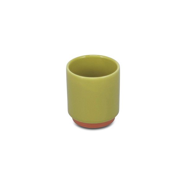Zelený/oranžový kameninový šálek 270 ml Duo – ONA-image-3