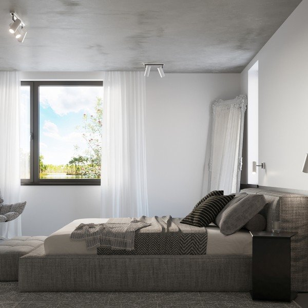 Bílé bodové svítidlo 8x8 cm Mira – Sollux-image-4