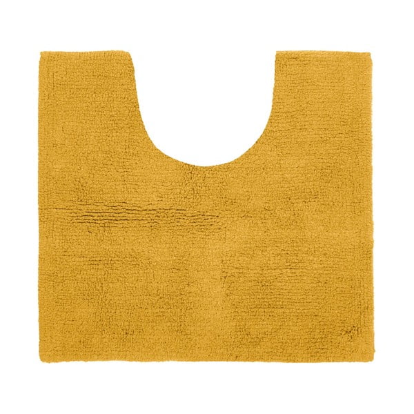 Okrově žlutá koupelnová předložka 50x45 cm Riva - Tiseco Home Studio