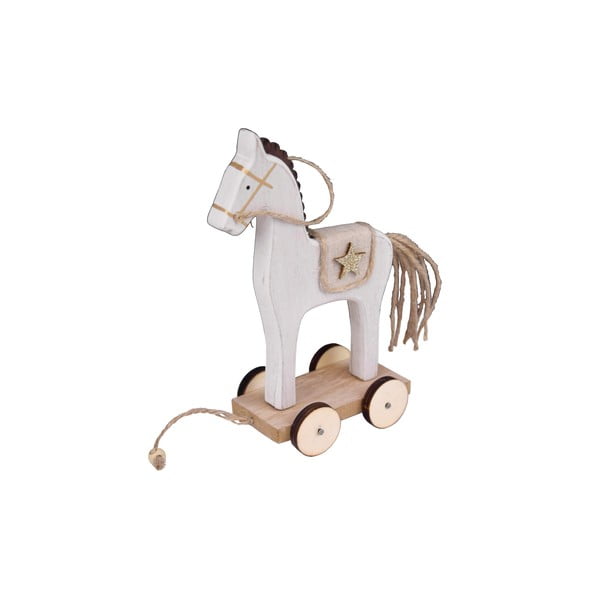 Vánoční figurka koníka na kolečkách Ego Dekor