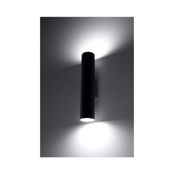 Černé nástěnné svítidlo Sollux Castro 2-image-3