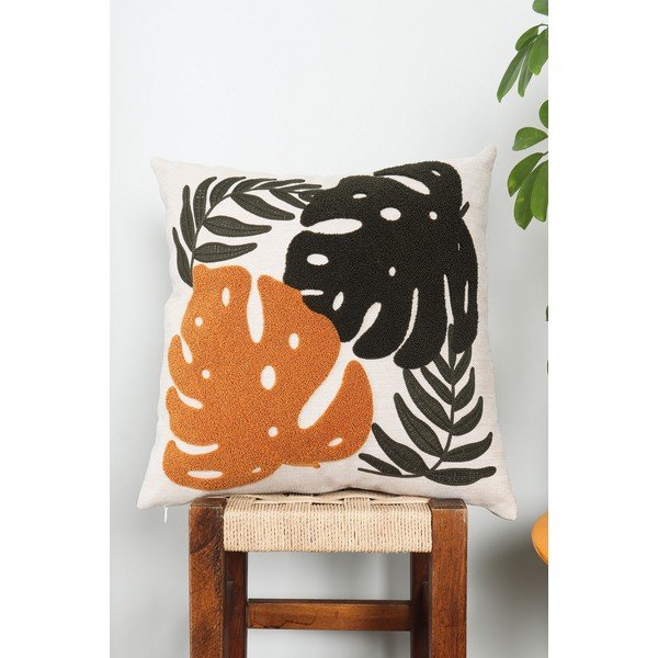 Lněný dekorační polštář 43x43 cm – Mioli Decor-image-4