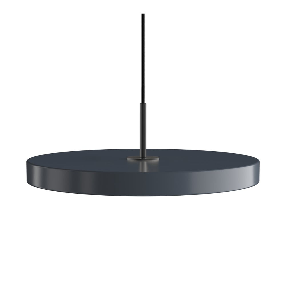 Antracitové LED závěsné svítidlo s kovovým stínidlem ø 43 cm Asteria Medium – UMAGE