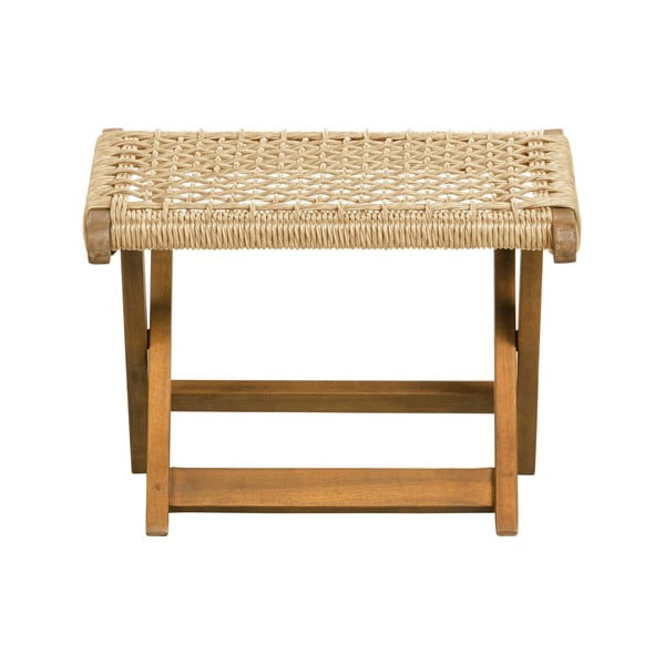 Podnožka ze dřeva rhombus k zahradnímu křeslu WOOOD Lois-image-1