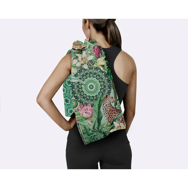 Zelená rychleschnoucí plážová osuška 50x100 cm – HIP-image-2