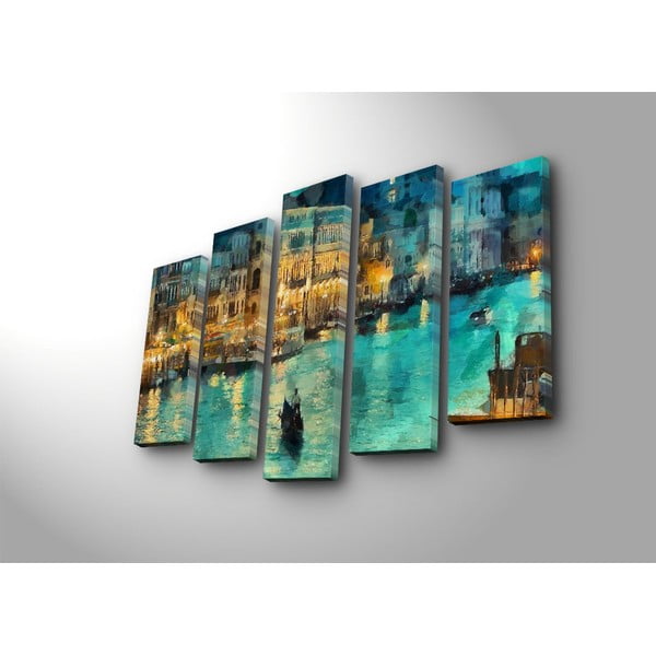 Obrazy v sadě 5 ks Venice – Wallity-image-2
