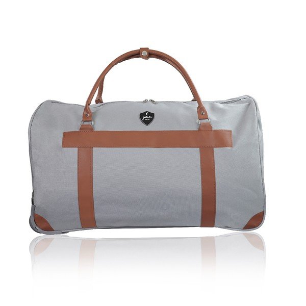 Šedá cestovní taška na kolečkách GENTLEMAN FARMER Oslo, 93 l-image-4