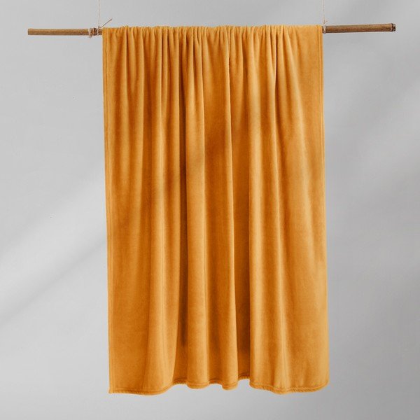 Oranžový pléd DecoKing Mic, 70 x 150 cm-image-3