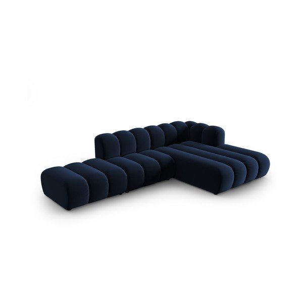 Tmavě modrá rohová pohovka (pravý roh) Lupine – Micadoni Home-image-1