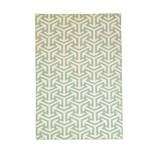 Ručně tkaný koberec Kilim 103 Green, 150x240 cm