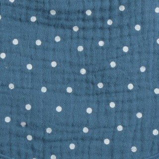 Modrá mušelínová dětská deka 75x75 cm – Bébé Douceur