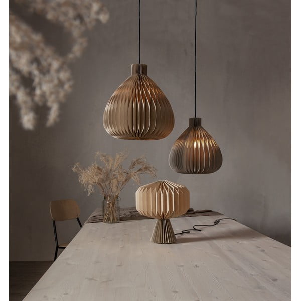 Světle hnědé stínidlo ø 38 cm Honeycomb – Star Trading-image-3