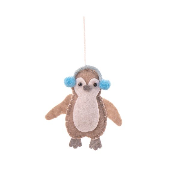 Textilní ručně vyrobené vánoční ozdoby v sadě 3 ks 6 cm Arctic Animals – Sass & Belle-image-1