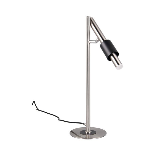 Černá/ve stříbrné barvě LED stolní lampa (výška 50 cm) Ikaris – Trio Select