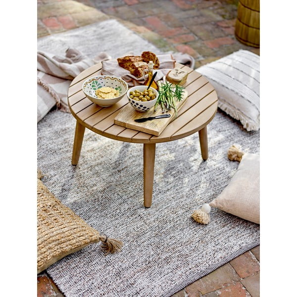 Kulatý konferenční stolek z masivu akácie v přírodní barvě ø 64 cm Sorrento – Bloomingville-image-1