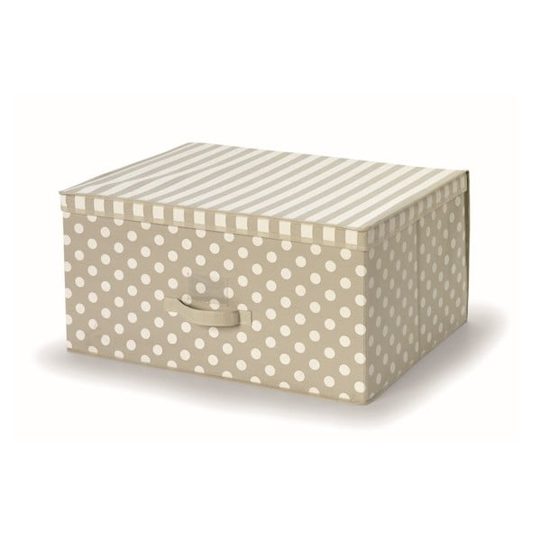 Béžový uložný box s víkem Cosatto Trend, 45 x 60 cm