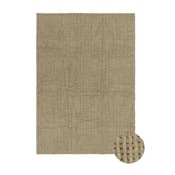 Khaki pratelný/ručně tkaný vlněný koberec 170x240 cm Unexpected Wool – Lorena Canals