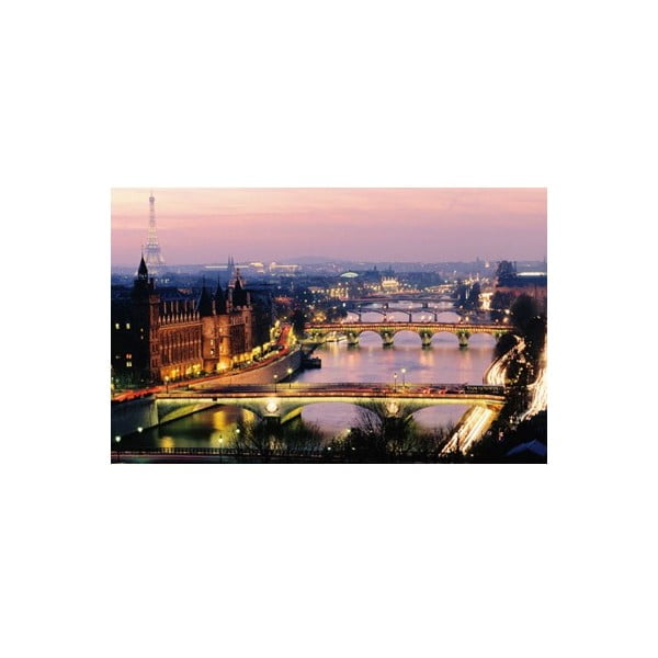 Fotoobraz Pohled na Paříž, 81x51 cm