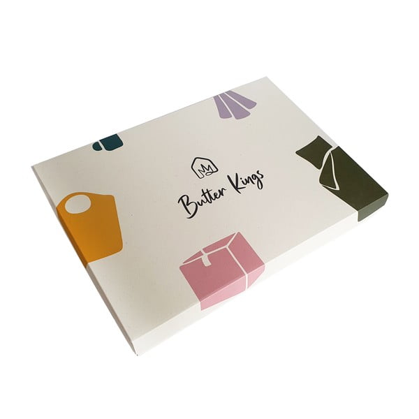 Šedé povlečení z bavlněného saténu Butter Kings Safari Animals, 135 x 200 cm-image-1