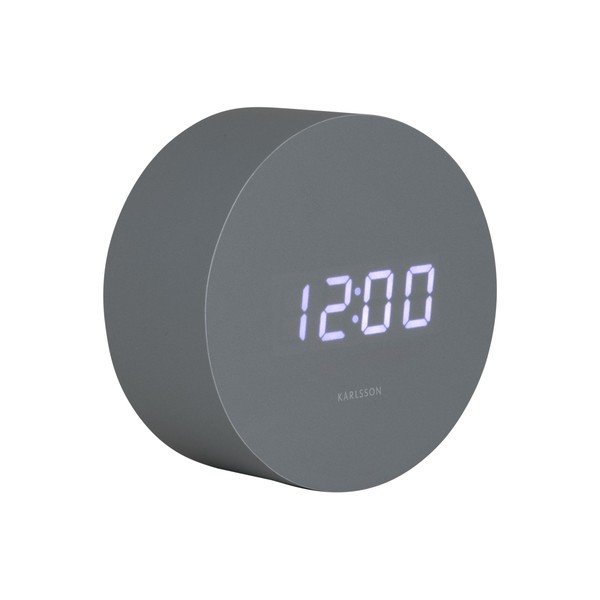 Digitální budík ø 9 cm Spry Round – Karlsson-image-3