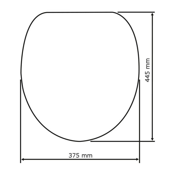 Světle růžové WC sedátko se snadným zavíráním Wenko Premium Ottana, 44,5 x 37,5 cm-image-3