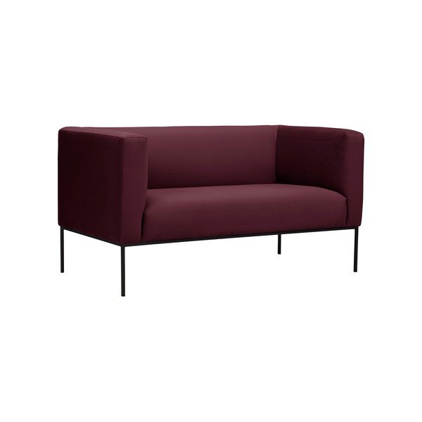 Bordeaux červená dvojmístná pohovka Windsor & Co Sofas Neptune-image-1