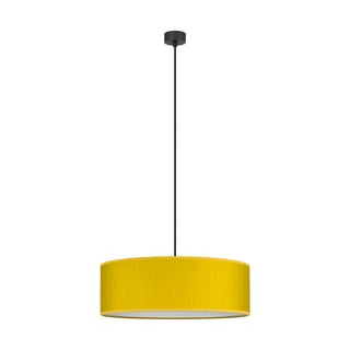 Žluté závěsné svítidlo Bulb Attack Doce XL, ⌀ 45 cm