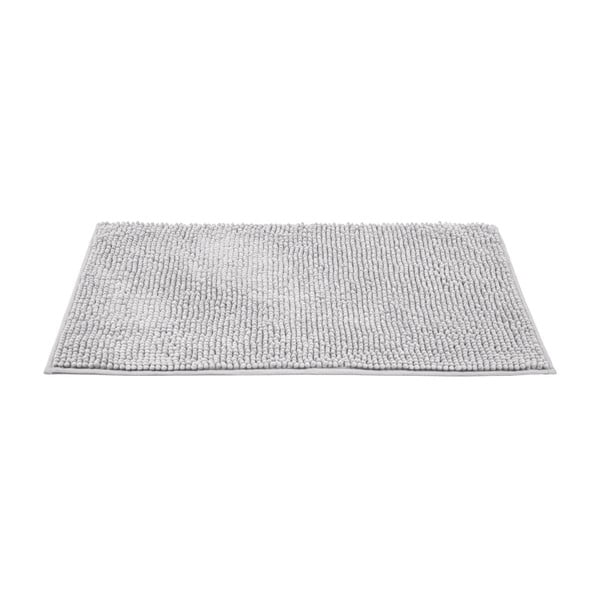 Světle šedá textilní koupelnová předložka 50x80 cm Chenille – Allstar