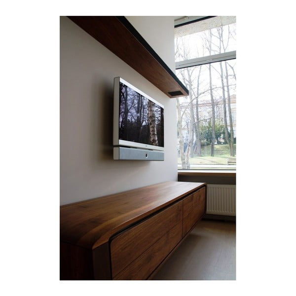 Nástěnná TV komoda z masivního dubového dřeva Javorina Hang-image-4