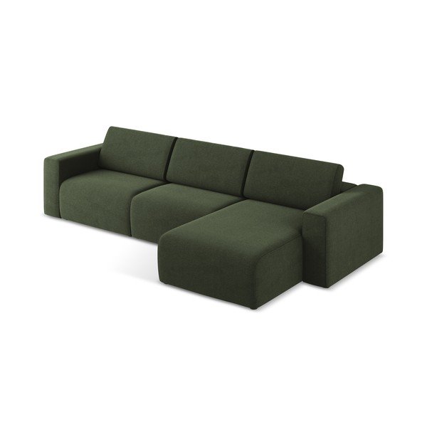 Zelená modulární rohová pohovka (pravý roh) Kalea – Makamii-image-3