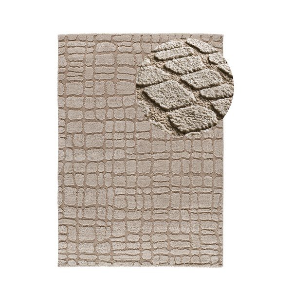 Béžový koberec 126x190 cm Juno – Universal