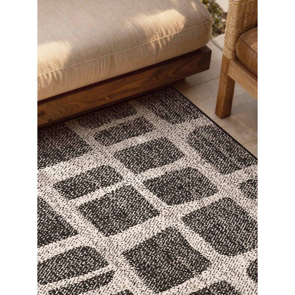 Černý/krémový vnitřní a venkovní koberec 120x170 cm Haringey Ruskin – Ted Baker-image-2