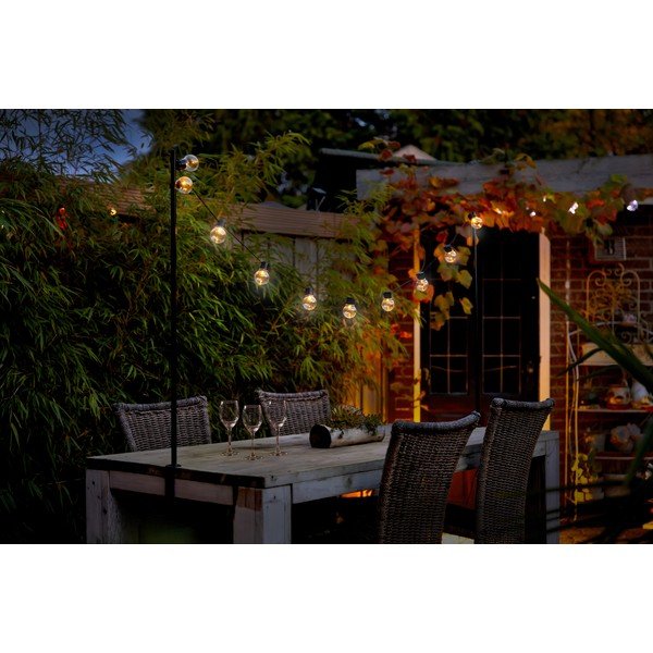 Solární světelný řetěz počet žárovek 10 ks délka 220 cm – Esschert Design-image-1