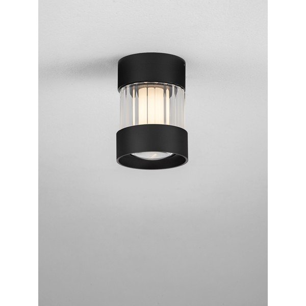Matně černé hliníkové LED stmívatelné stropní svítidlo se skleněným stínidlem Glovia – Nova Luce-image-4