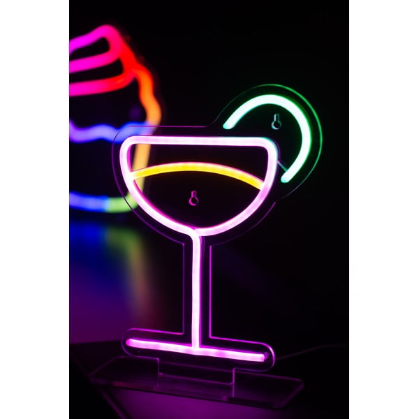 LED neonová světelná dekorace 5 W Cocktail – Leitmotiv-image-1