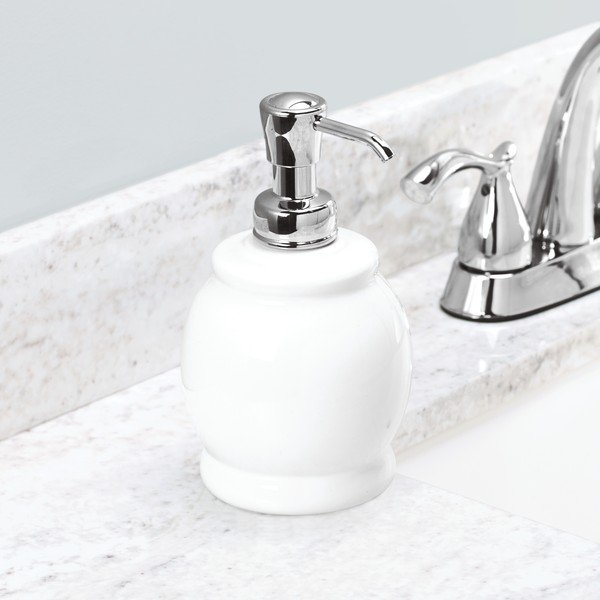 Bílý dávkovač na mýdlo iDesign York, 440 ml-image-1