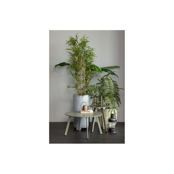 Zelený železný zahradní konferenční stolek WOOOD Fer, ø 40 cm-image-4