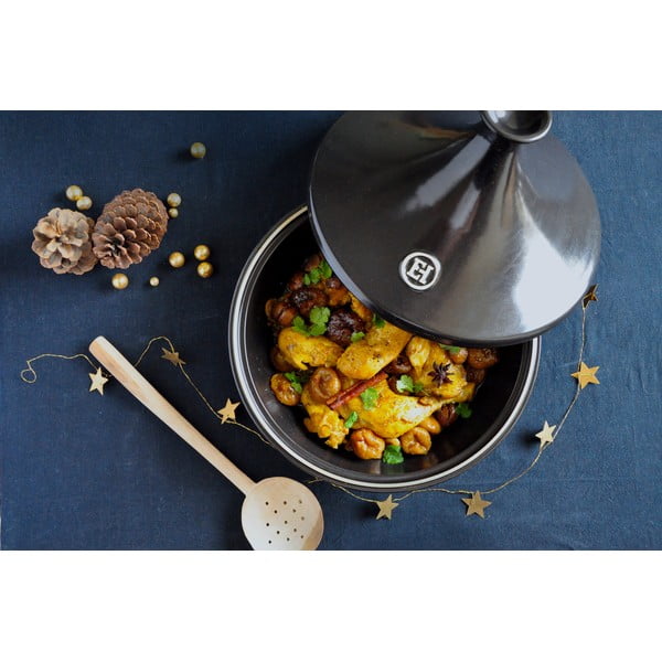 Černý tajine Emile Henry Flame, ⌀ 32 cm-image-1
