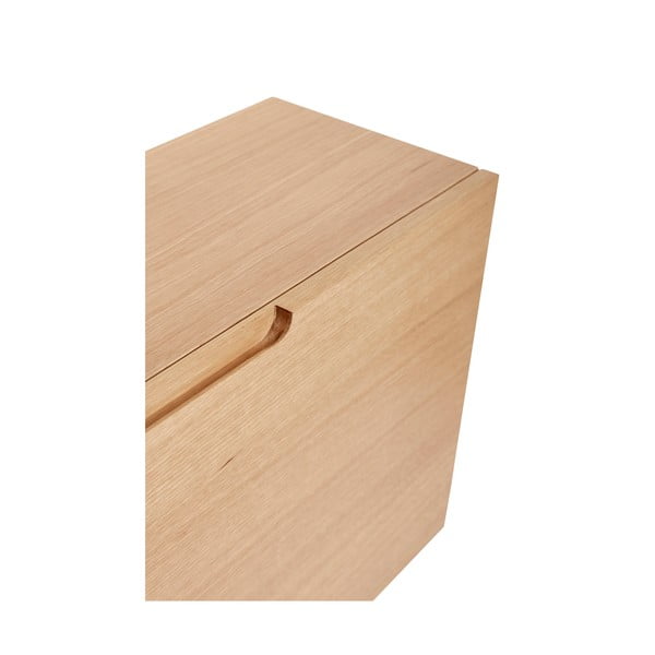 Výklopný závěsný botník z dubového dřeva Collect – Hübsch-image-3