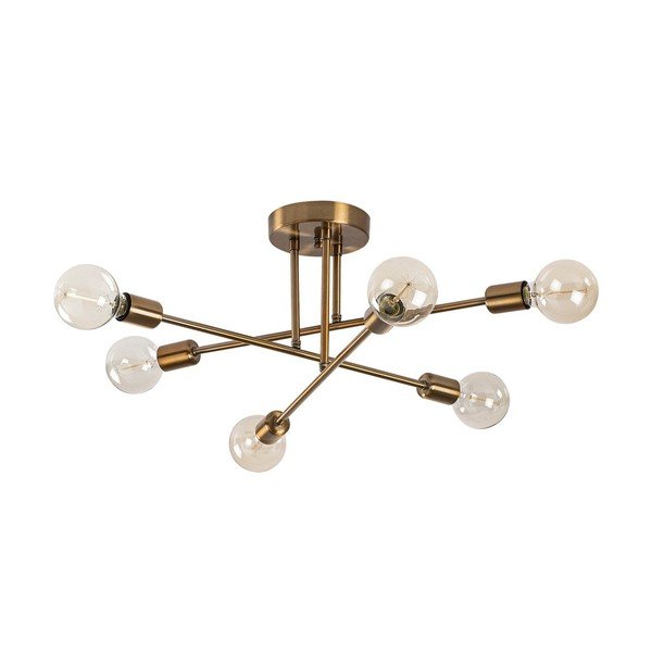 Stropní svítidlo ve zlaté barvě 64x64 cm Flower – Opviq lights