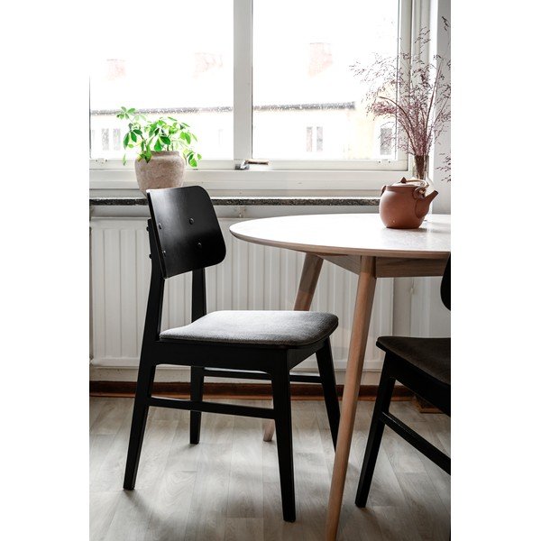 Kulatý jídelní stůl s deskou v dubovém dekoru 115x115 cm Yumi - Rowico-image-1